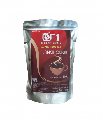 Cà phê rang xay CF1 Arabica Origin 500g