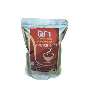 Cà phê rang xay CF1 Nguyên Chất 1kg