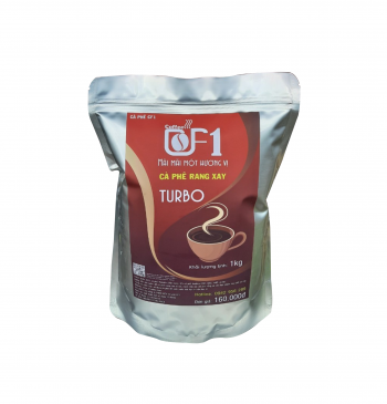 Cà phê rang xay CF1 Turbo 1kg